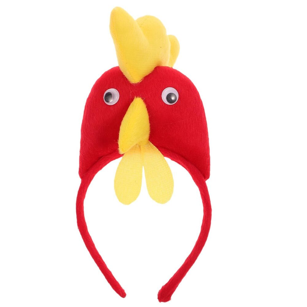 7426 Rooster Headband Chicken Costume Hair Band for Party Performance
